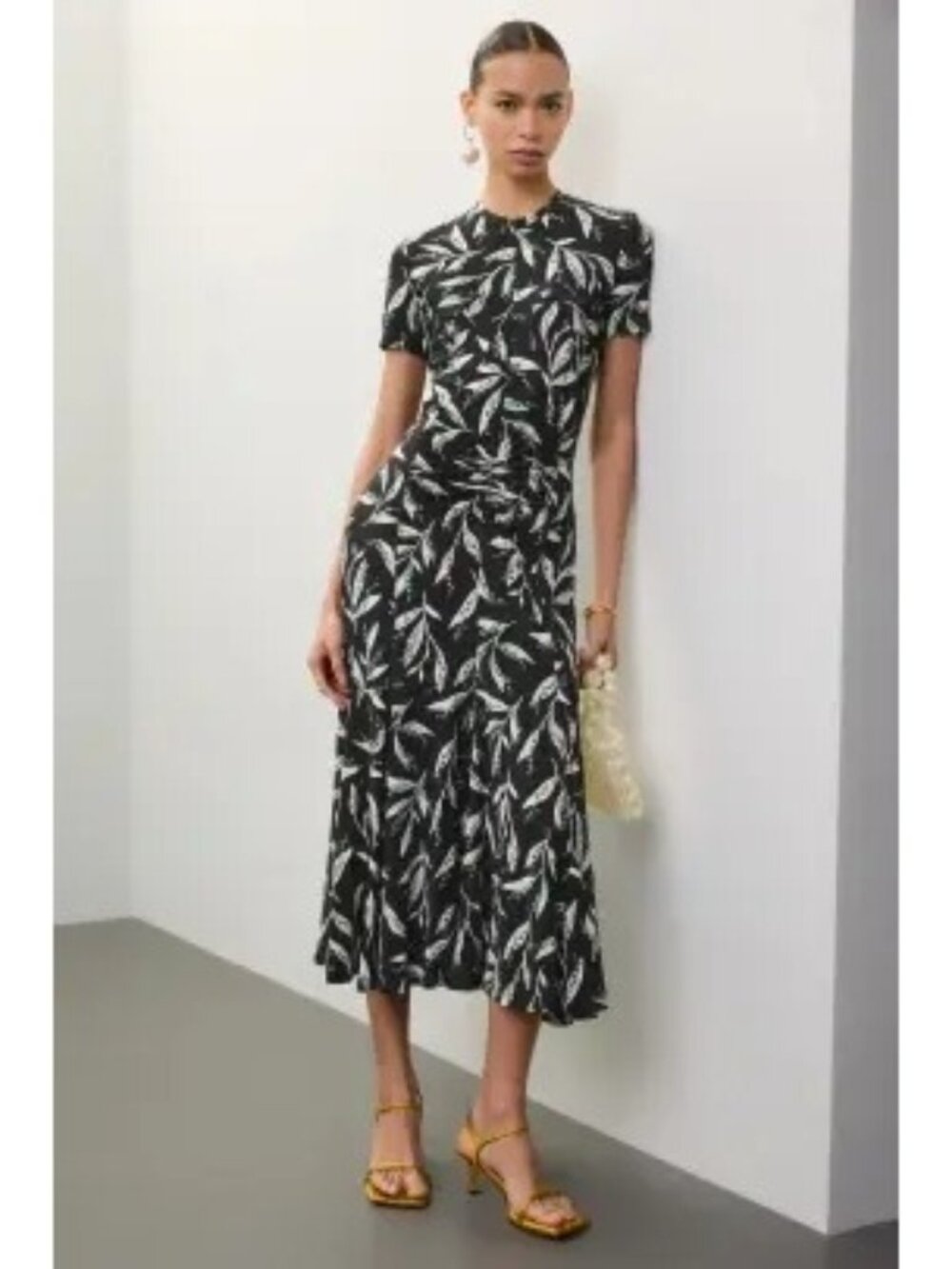 R-149.  Rabanne Floral Maxi Dress FR 42 US 10